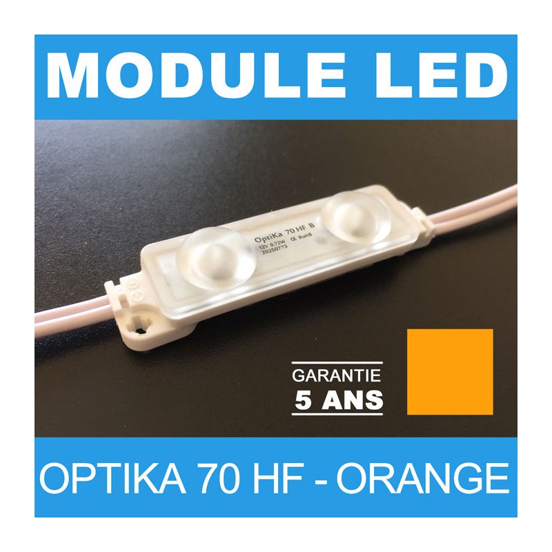 Led Optika 70 HF orange pour enseigne lumineuse à leds Led Optika 70 HF orange pour enseigne lumineuse à leds