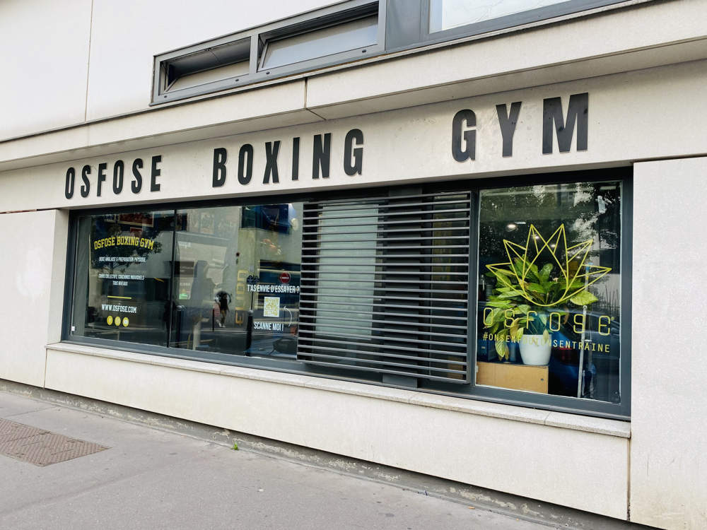 Enseigne extérieure salle boxe - Salle de gym sur Paris