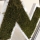 Logo végétal en mousse stablisée